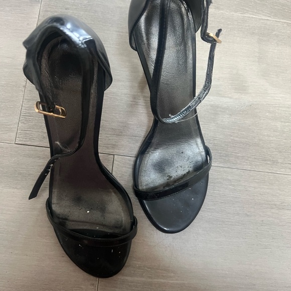 Stuart Weitzman Black Patent Leather Nudist size 6 - Picture 2 of 8